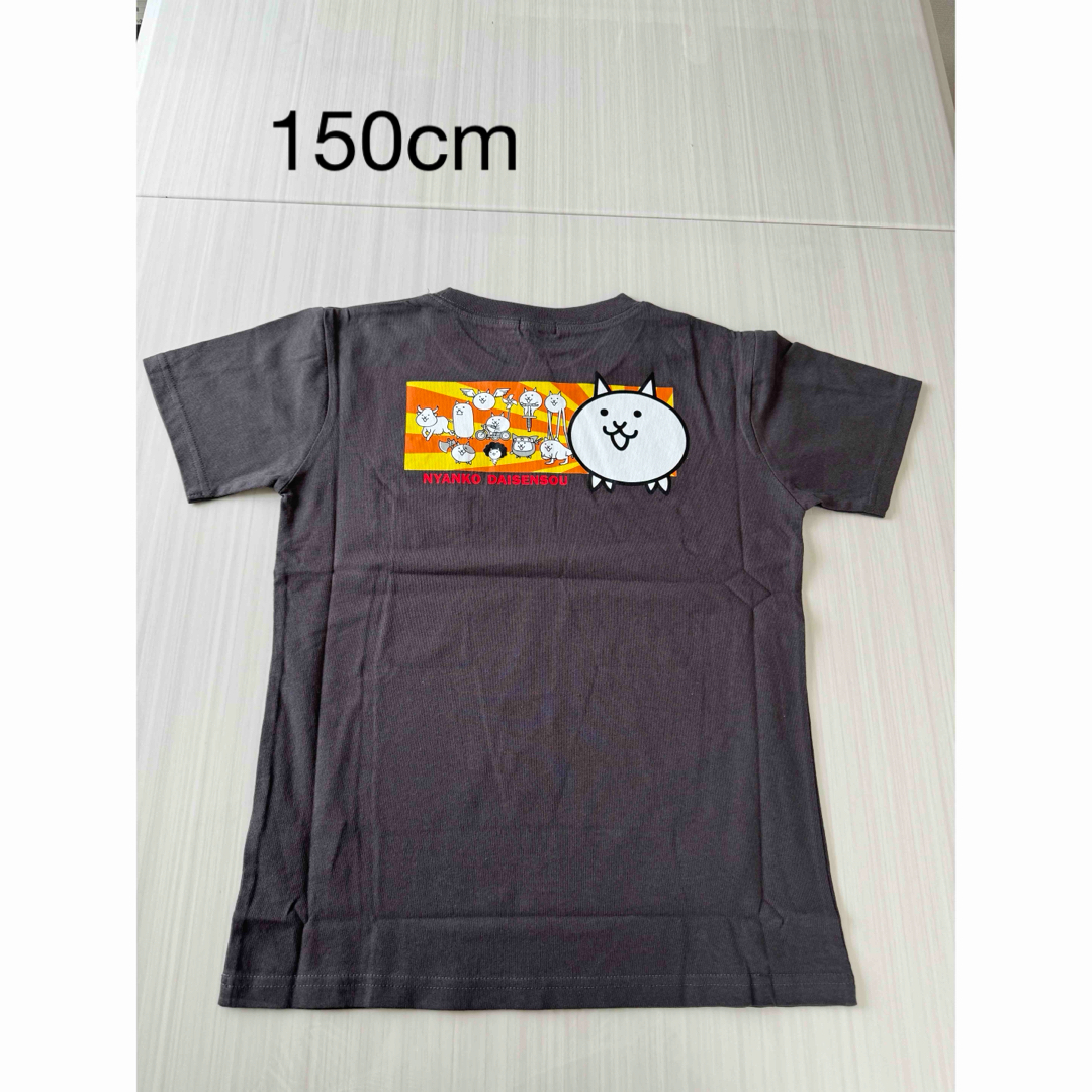 未使用　にゃんこ大戦争　Tシャツ　男の子　半袖Tシャツ　150cm キッズ/ベビー/マタニティのキッズ服男の子用(90cm~)(Tシャツ/カットソー)の商品写真