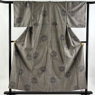 紬 身丈157cm 裄丈62.5cm 正絹 美品 名品 【中古】(着物)