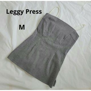 ♥️クリーニング済♥️美品♥️【Leggy Press】9 チェック トップス(カットソー(半袖/袖なし))