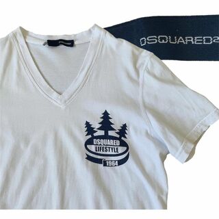 ディースクエアード(DSQUARED2)のDSQUARED2 LIFESTYLE Tシャツ　ダメージ加工S イタリア製(Tシャツ/カットソー(半袖/袖なし))