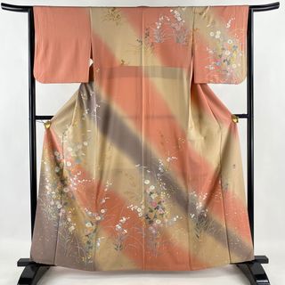 訪問着 身丈161cm 裄丈64cm 正絹 美品 名品 【中古】(着物)