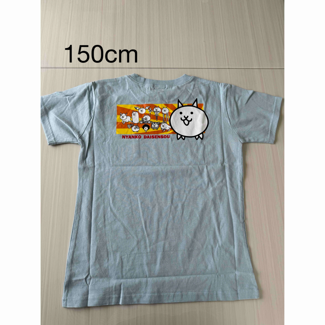 未使用　にゃんこ大戦争　Tシャツ　男の子　半袖Tシャツ　150cm キッズ/ベビー/マタニティのキッズ服男の子用(90cm~)(Tシャツ/カットソー)の商品写真