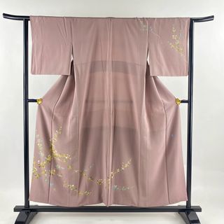 訪問着 身丈154.5cm 裄丈63cm 正絹 秀品 【中古】(着物)