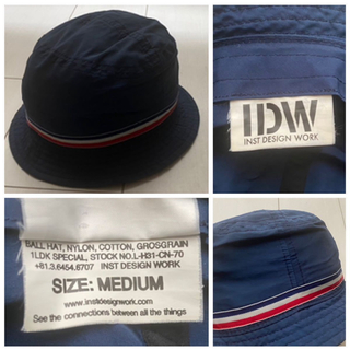 1LDK SELECT - 美品 IDW 1LDK 60/40 NYLON navy 帽子 HAT ハット 