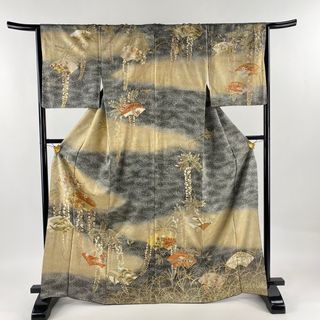 訪問着 身丈166cm 裄丈66cm 正絹 美品 秀品 【中古】(着物)