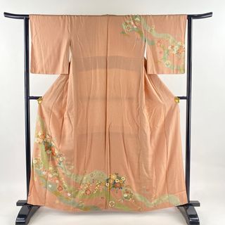 訪問着 身丈160.5cm 裄丈63.5cm 正絹 美品 秀品 【中古】(着物)