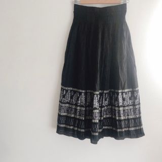 skirt/black(ロングスカート)