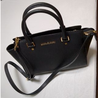 マイケルコース(Michael Kors)のMICHAEL KORS ハンドバッグ ショルダーバッグ 黒(ショルダーバッグ)