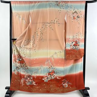 振袖 身丈166cm 裄丈64cm 正絹 秀品 【中古】(着物)