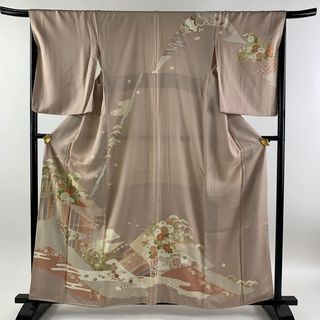 訪問着 身丈160.5cm 裄丈67.5cm 正絹 秀品 【中古】(着物)