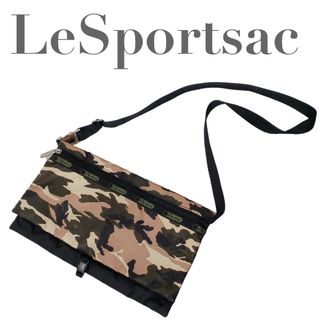 LeSportsac - 美品 レスポートサック ショルダーバッグ 迷彩柄