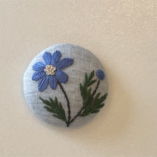 刺繍ブローチ(コサージュ/ブローチ)