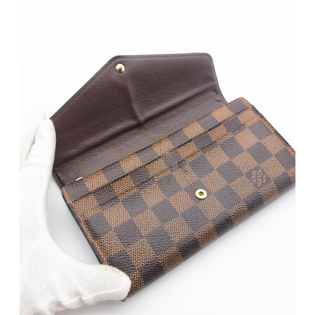 LOUIS VUITTON(ルイヴィトン)のルイヴィトン【新型最高級美品付属品完備】ダミエポルトフォイユサラフラップ財布 レディースのファッション小物(財布)の商品写真