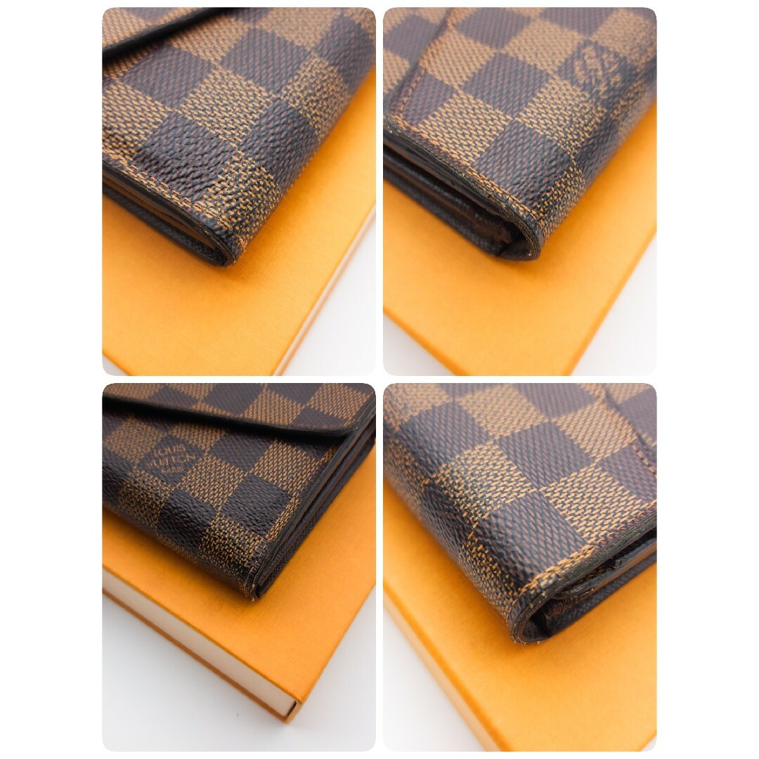 LOUIS VUITTON(ルイヴィトン)のルイヴィトン【新型最高級美品付属品完備】ダミエポルトフォイユサラフラップ財布 レディースのファッション小物(財布)の商品写真