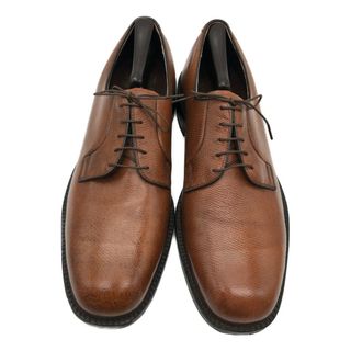 デッドストック 70年代 LEHIGH Nettleton プレーントゥ レザーシューズ スチールトゥ ブラウン (メンズ 11 D) 中古 古着 KA0834(ドレス/ビジネス)