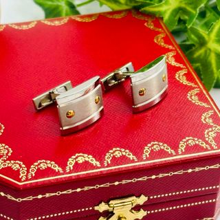 カルティエ(Cartier)の希少　Cartier カルティエ　サントス　カフリンクス　カフス　化粧箱付(カフリンクス)