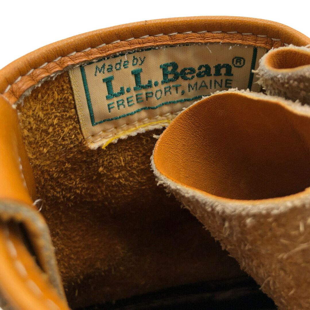 L.L.Bean(エルエルビーン)の80年代 USA製 L.L.Bean エルエルビーン 6ホール ビーンブーツ ブラウン (メンズ 9 N) 中古 古着 KA0867 メンズの靴/シューズ(ブーツ)の商品写真