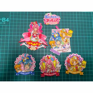 デリシャスパーティプリキュア　アイロン接着　ワッペン(各種パーツ)