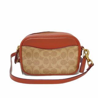 コーチ(COACH)のCOACH コーチ カメラバッグ 16 ベージュ ブラウン ポシェット クロスボディ シグネチャー ショルダーバッグ 1025(ショルダーバッグ)