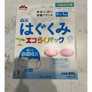 森永乳業 - 森永乳業 はぐくみエコらくつめかえ用