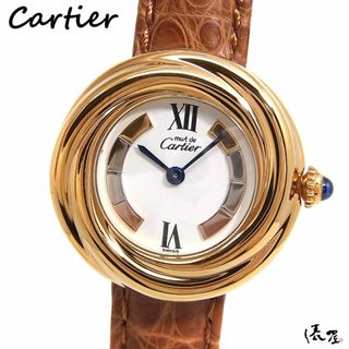 カルティエ(Cartier)の【仕上済/OH済】カルティエ マスト トリニティ レアモデル レディース ヴィンテージ Cartier 時計 腕時計 中古【送料無料】(腕時計)