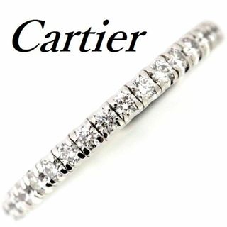 カルティエ(Cartier)のエタンセル ドゥ カルティエ フルエタニティー ダイヤモンド リング K18WG ♯47 2.0mm 証明書(リング(指輪))