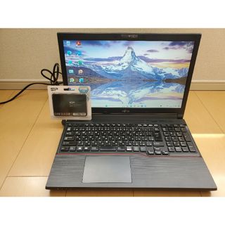 フジツウ(富士通)の高速富士通/Corei5/新品SSD256GB/16GB/Office2021(ノートPC)