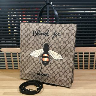 グッチ(Gucci)の超美品 グッチ GGスプリーム ビープリント 2WAYトートバッグ ショルダー(トートバッグ)