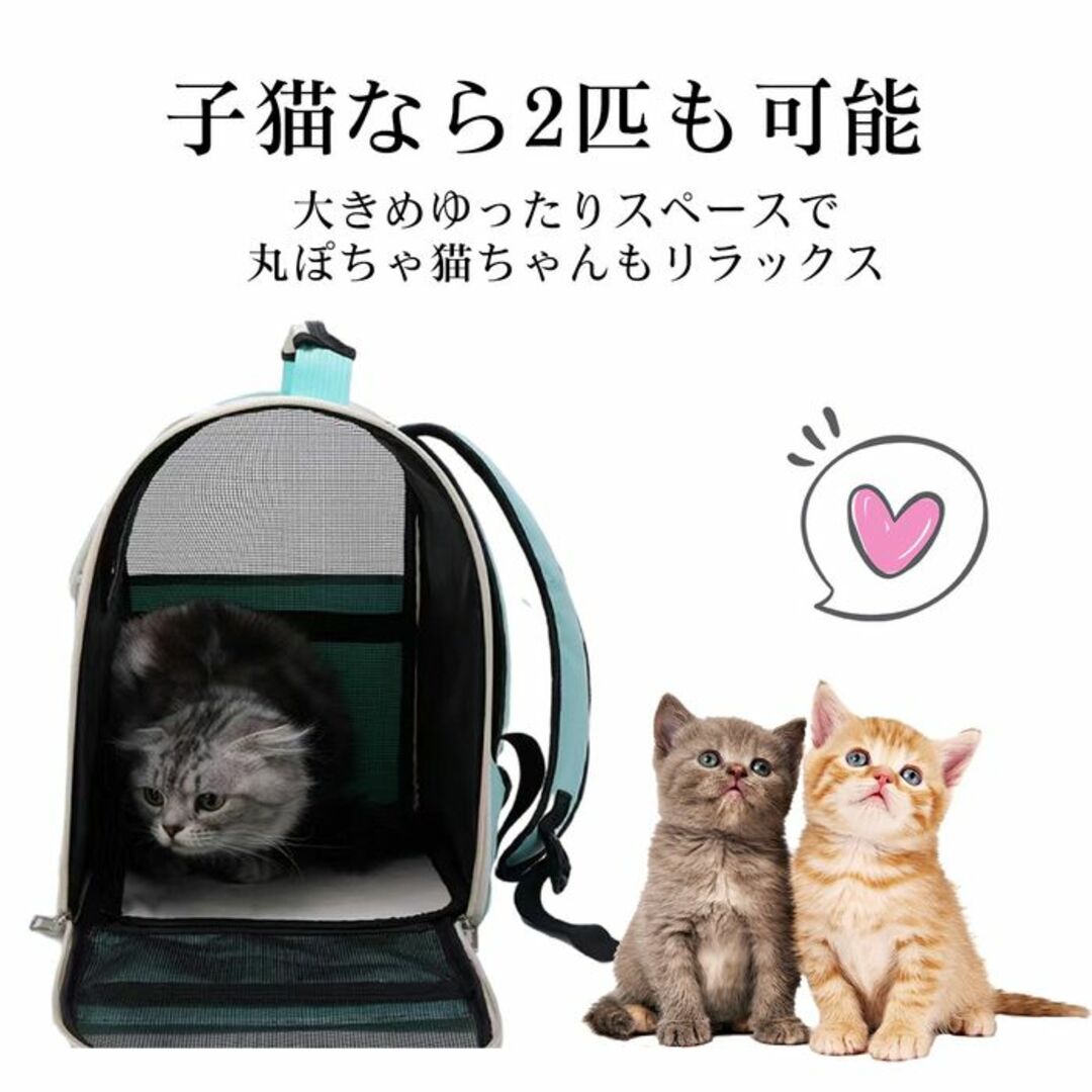 ★可愛い★ ペットキャリー 軽量 ポケット 耐荷重12kg グレー 他カラー有 その他のペット用品(犬)の商品写真