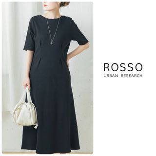 アーバンリサーチロッソ(URBAN RESEARCH ROSSO)のアーバンリサーチ ロッソ　ワンピース 前後2WAYカットワンピース(ロングワンピース/マキシワンピース)