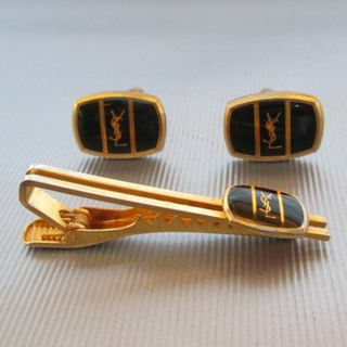 イヴサンローラン(Yves Saint Laurent)のカフス　ネクタイピン　セット　昭和レトロ　ヴィンテージ　YSL(ネクタイピン)