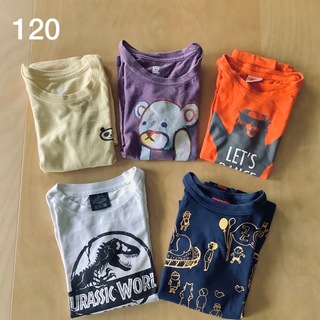 グラニフ(Design Tshirts Store graniph)の【まとめ売り・男の子・5点】 シャツ T 120(Tシャツ/カットソー)