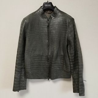 GIORGIO ARMANI - ジョルジオアルマーニ クロコダイルジャケット GIORGIO ARMANI - ジョルジオアルマーニ クロコダイルジャケット