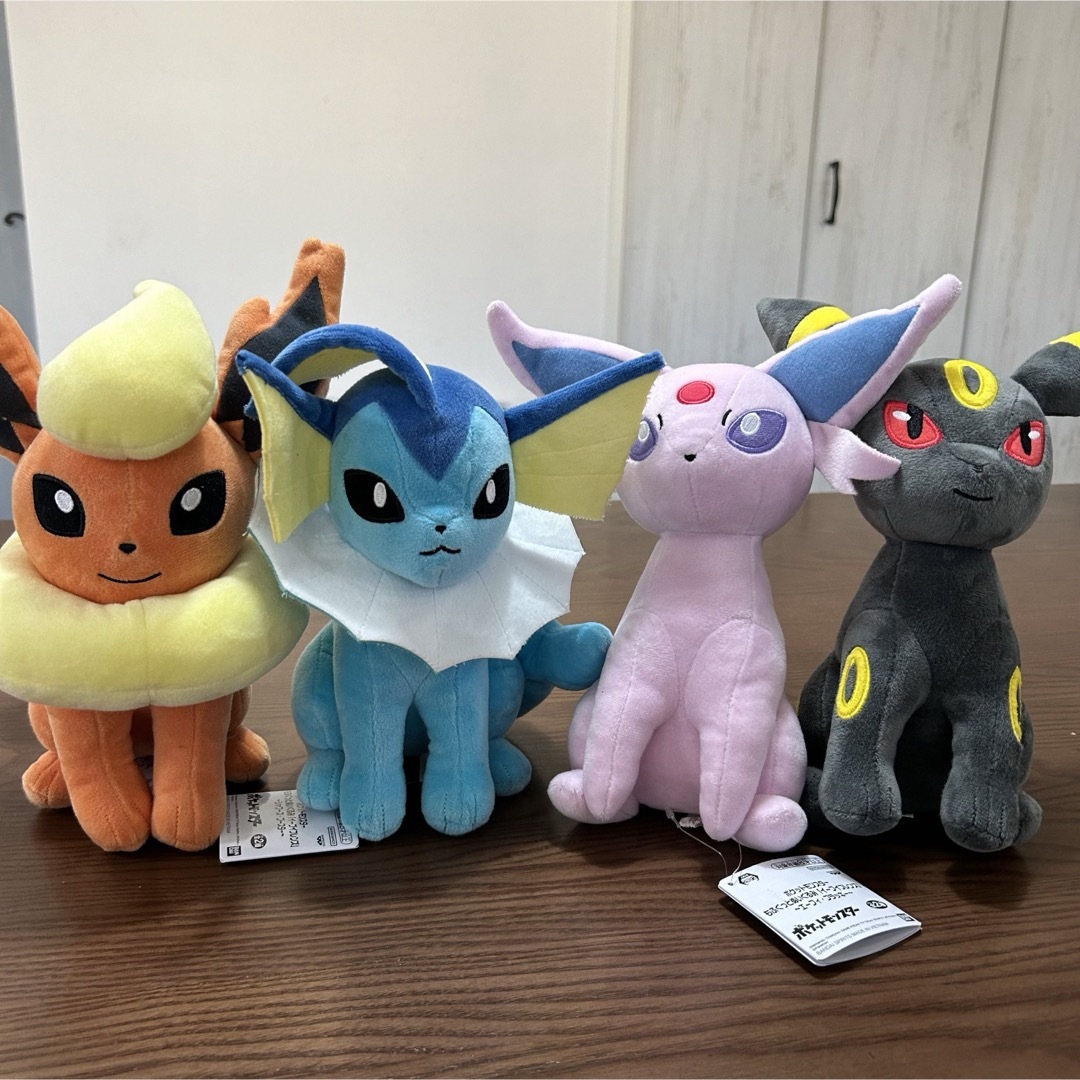 ポケモン(ポケモン)のポケモン　ぬいぐるみ 4点セット エンタメ/ホビーのおもちゃ/ぬいぐるみ(ぬいぐるみ)の商品写真