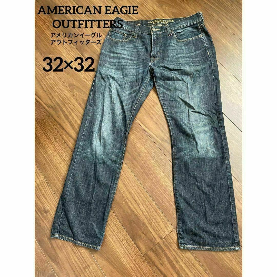 American Eagle(アメリカンイーグル)のアメリカンイーグル　メンズ　デニム　オリジナルストレート　32 メンズのパンツ(デニム/ジーンズ)の商品写真