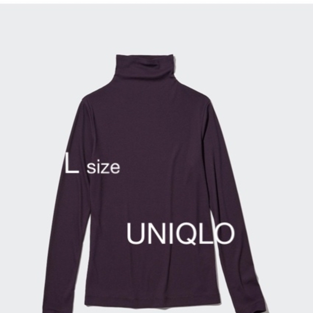 UNIQLO(ユニクロ)のUNIQLOシアージャージータートルネックT レディースのトップス(Tシャツ(長袖/七分))の商品写真