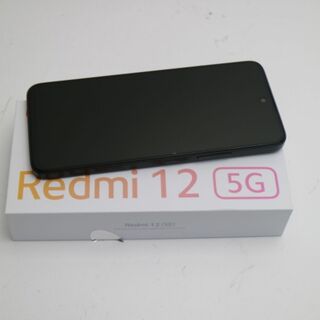 アンドロイド(ANDROID)の新品未使用 SIMフリー Redmi 12 5G 256GB ミッドナイトブラック M222(スマートフォン本体)