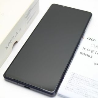 ソニー(SONY)の超美品 Xperia 1 III SOG03 フロストパープル M222(スマートフォン本体)