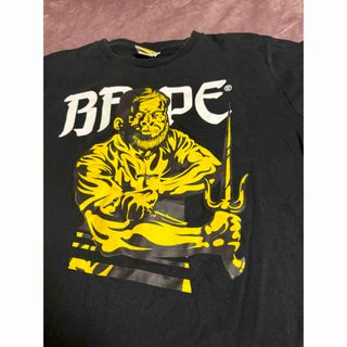 A BATHING APE - 即完売 BAPE APE エイプ 半袖 美品 Tシャツ カットソー 黒 M