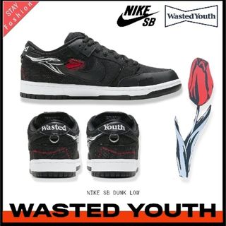 ナイキ(NIKE)の NIKE×Wasted Youth  ダンク Nike SB Dunk Low(スニーカー)