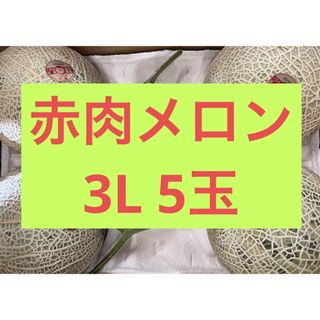 赤肉メロン　3L 5玉(フルーツ)