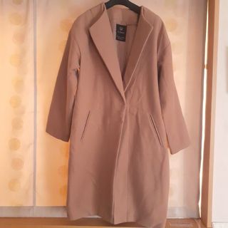 ダブルクローゼット(w closet)のW closet  チェスターコート ベージュ 茶色 無地 ダブルクローゼット(チェスターコート)