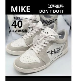 定価4.6万 MIKE DON'T DO IT ローカット スニーカー 40(スニーカー)