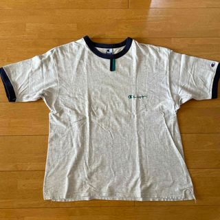 チャンピオン(Champion)の90s チャンピオン Champion リンガーTシャツ トリム／グレー XL(Tシャツ/カットソー(半袖/袖なし))