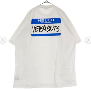 ヴェトモン(VETEMENTS)のvetements Tシャツ(Tシャツ/カットソー(半袖/袖なし))