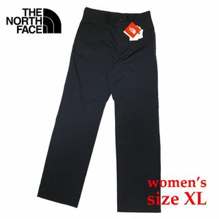 ザノースフェイス(THE NORTH FACE)の新品　XLサイズ　ノースフェイス　レディース　セコイアチノパンツ　ブラック(チノパン)