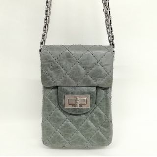 シャネル(CHANEL)の2.55 マトラッセ チェーン ミニ ショルダー バッグ ポーチ フォン ケース(ショルダーバッグ)