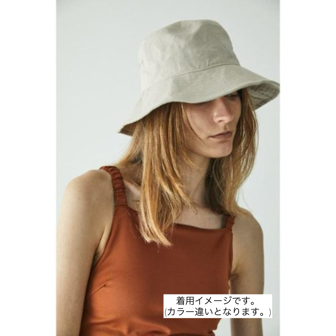 moussy(マウジー)のMOUSSY マウジー リネン コットン バケットハット ブラック レディースの帽子(ハット)の商品写真