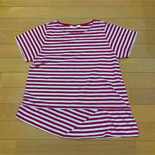 chocol raffine robe - 赤ボーダーTシャツ　ショコラフィネローブ