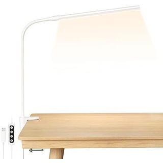 デスクライト クランプ LED クランプライト スタンドライト　10段階　省エネ(テーブルスタンド)